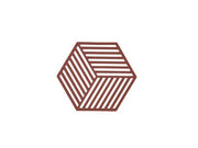 Trivet Hexagon Burgundy