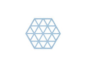 Trivet Triangles Blue