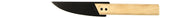 Eve - Steel knife with mapple wood handle 8 cm