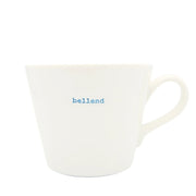 Keith Brymer Jones - Rude Word Range - Standard Ceramic White Mug - bellend - 350ml - Gift Boxed