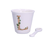 UNICO CUP 'L' W/O HANDLE W/SPOON 75 ccGB