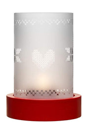 X-mas candle lantern small 2-pack