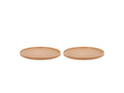 Lunch plate Fjord 20.5 cm 2 pcs Cream Porcelain