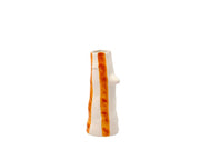 Vase with beak and eyelashes Whimsy 26 cm Amber