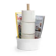 Bath holder Angle shiny white/ash | Hype Design London