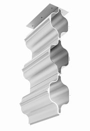 Slide Mounting rail 3 pack Aluminium | Hype Design London