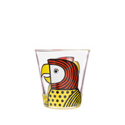 Jane Foster Glass Tumbler Parrot | Hype Design London