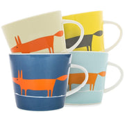 Scion Living Mug Mr Fox - Set of 4 | Hype Design London