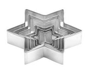 tescoma Star shaped cookie cutters Delicia 6 pcs | Hype Design London