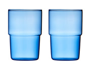 Drinking glass Torino 40 cl 2 pcs Blue