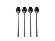 Latte spoon 20 cm 4 pcs Black