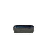Dish rectangular 19 x 14 cm Black/Blue