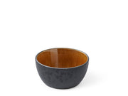 Bowl 10 cm black/amber BITZ