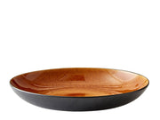 Dish D40 cm black/amber BITZ