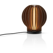Radiant round LED lamp, Smoked