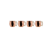 Shot glass Moscow mule mini 8 cl 4 pcs Copper/Steel