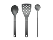 Kitchen utensil set 1 NEW Optima 3 pcs Black Nylon
