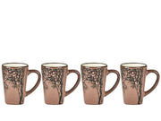 Espresso cup Hela 0.1 liter 4 pcs Dark rose Stoneware