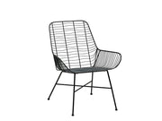 Chair Svale 67x63x77 cm Black Iron