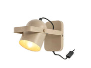 Wall lamp Nesvik 15x10.7x23.5 cm Sand Iron