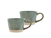 Mug w. handle Evig 0.3 liter 2 pcs Green Porcelain