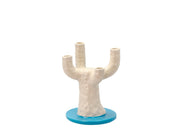 Villa Collection Styles Candle Holder Dia 19.5 x 25 cm Blue/White