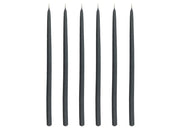 Taper candle Altri 30 cm 6 pcs Black Paraffin