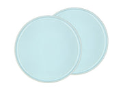 Dessert plate Allure 17 cm 2 pcs Light blue Stoneware