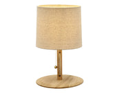Table lamp Barv 26 x 41 cm White washed Solid oak