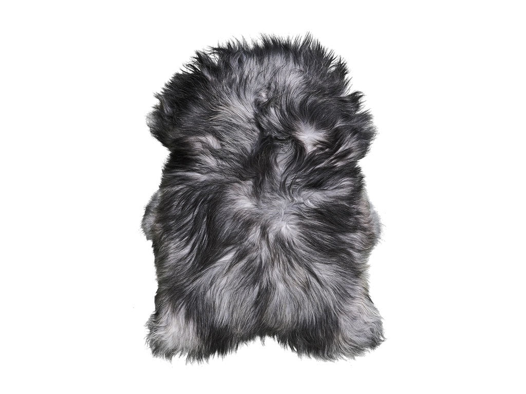 Faroese Sheep Rug Faroese sheepskin Villi 120 x 80 cm Grey