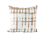 Cushion 45x45 Cotton Sand/White
