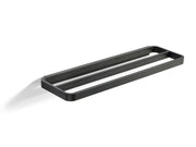 Towel rail double Rim 44x12 Black