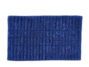 Bath mat Tiles Indigo Blue
