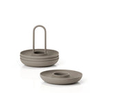 Zone Denmark - Egg cups with Holder Singles 4 pcs Taupe | Hype Design London