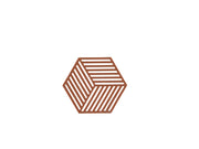 Zone Denmark - Trivet Hexagon Terracotta | Hype Design London