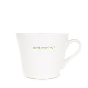 Keith Brymer Jones Mug good morning! (green) | Hype Design London