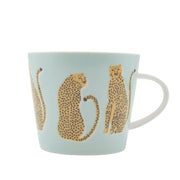 Scion Living Mug 350ml - Lionel Leopard - Mint | Hype Design London