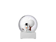 Hoptimist Snowman Snow Globe L White | Hype Design London