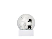 Hoptimist Wedding Couple Glitter Globe White | Hype Design London