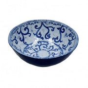 Nador Blue salad bowl - Melamine 28cm | Hype Design London