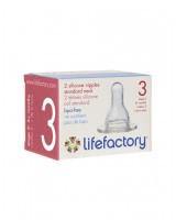 Life Factory - Stage 3 Nipples 2 pack | Hype Design London